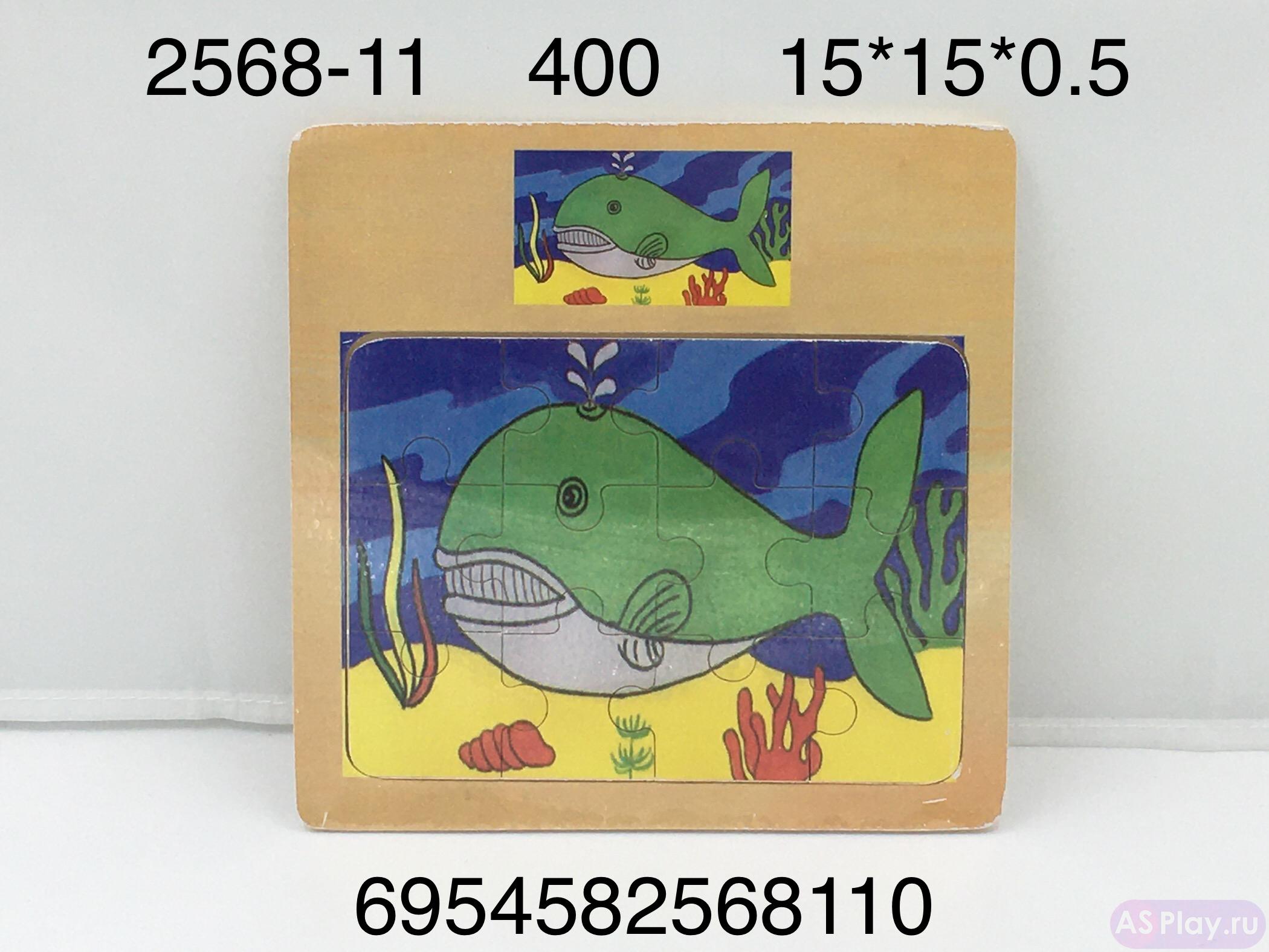 2568-11 Логика-игрушка Пазл (дерево), 400 шт. в кор. 2568-11