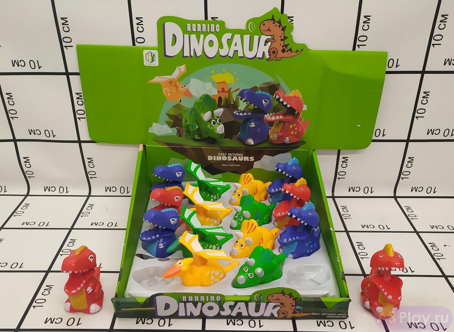 HY-751 Заводная игрушка динозавры 16 шт в блоке, 512 шт в кор. HY-751