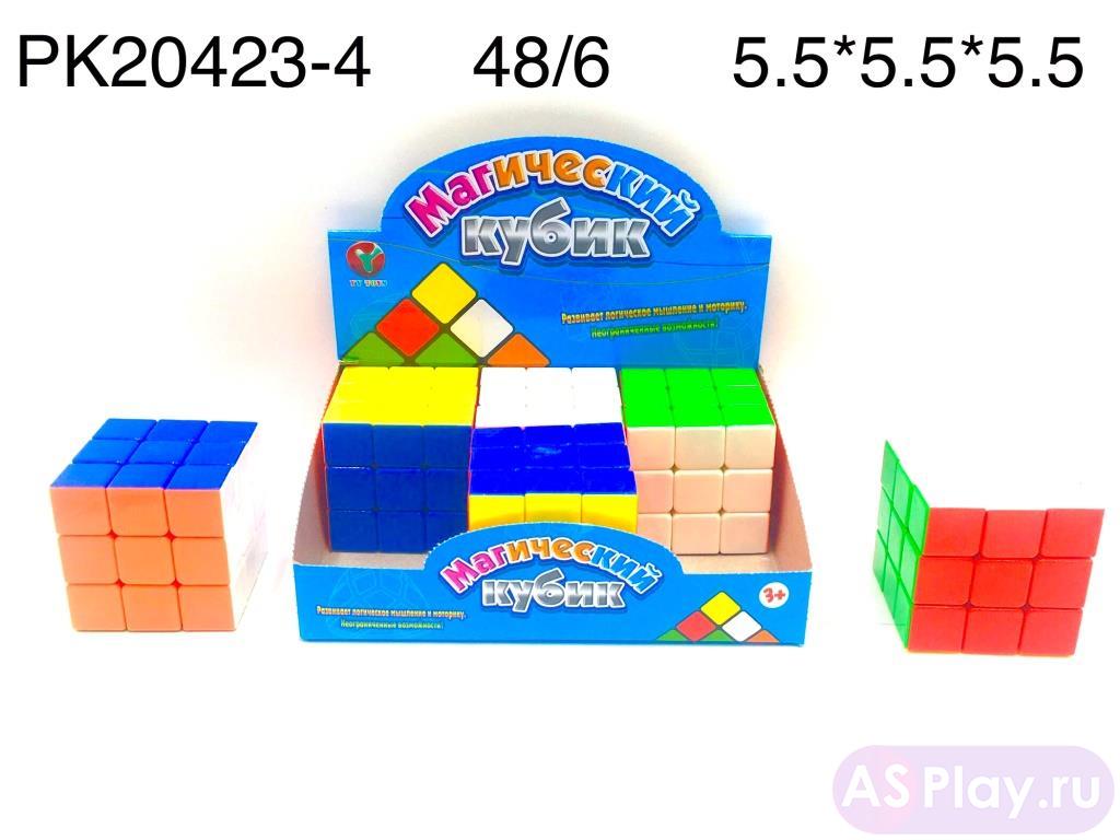 PK20423-4 Кубик-рубик 6 шт. в блоке, 48 шт. в кор. PK20423-4